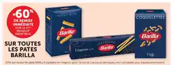 Super U BARILLA Sur toutes les pates offre