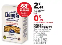 Super U PASTIFICIO LIGUORI Pates igp offre