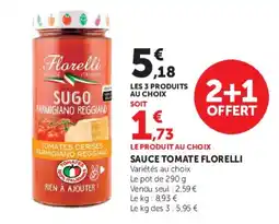 Super U FLORELLI Sauce tomate offre