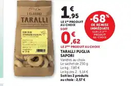 Super U SAPORI Taralli puglia offre