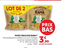 Super U RANA Pates fraiches offre