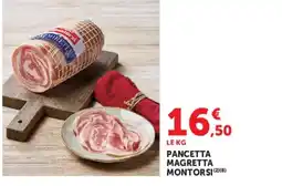Super U MONTORSI Pancetta magretta offre