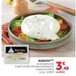 Super U Burrata offre