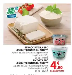 Super U Stracciatella bbc les bufflonnes du sud offre