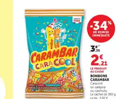 Super U CARAMBAR Bonbons offre