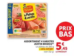 Super U MONIQUE RANOU Assortiment 4 varietes offre