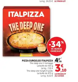 Super U ITALPIZZA Pizza surgelee offre