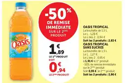 Super U OASIS Tropical offre