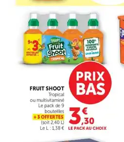 Super U FRUIT SHOOT offre