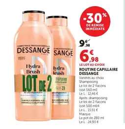 Super U DESSANGE Routine capillaire offre
