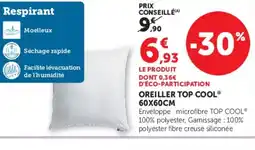 Super U Oreiller top cool offre