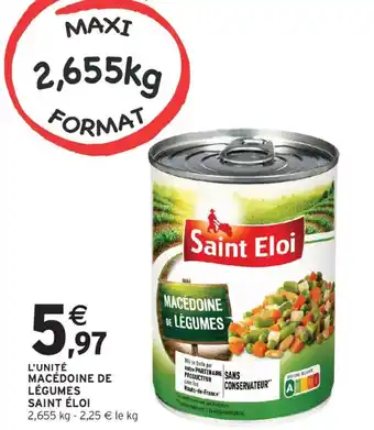 SAINT ÉLOI Macédoine de légumes