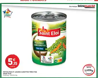 SAINT ÉLOI Petits pois et jeunes carottes très fins