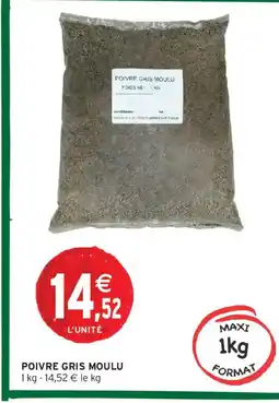 Intermarché Poivre gris moulu offre
