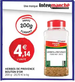 Intermarché BOUTON D'OR Herbes de provence offre