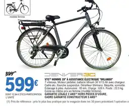 E.Leclerc Sport Vtc homme 28 à assistance électrique orlando offre