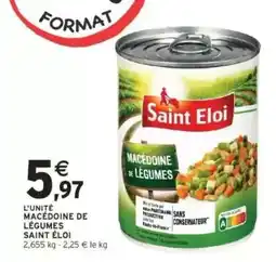 Intermarché MACÉDOINE DE LÉGUMES SAINT ÉLOI offre