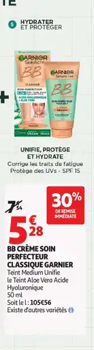 Auchan BB CRÈME SOIN PERFECTEUR CLASSIQUE GARNIER offre