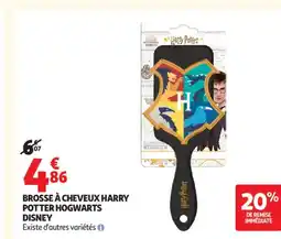 Auchan BROSSE À CHEVEUX HARRY POTTER HOGWARTS DISNEY offre