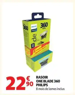 Auchan RASOIR ONE BLADE 360 PHILIPS offre