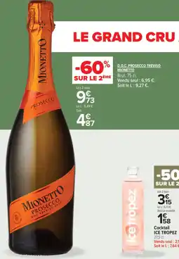 Carrefour Contact D.o.c. prosecco treviso mionetto offre