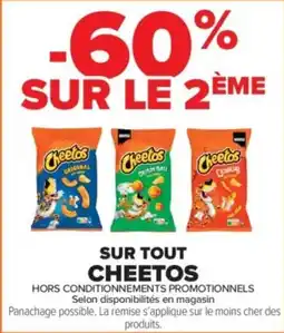 Carrefour Contact Sur tout cheetos offre