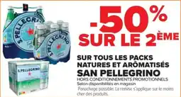Carrefour Contact Sur tous les packs natures et aromatisés san pellegrino offre