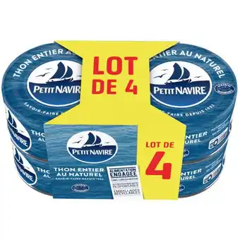 Carrefour Petit navire thon entier au naturel offre