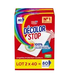 Carrefour Decolor stop lingettes anti-décoloration offre