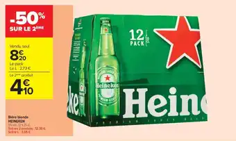 Bière blonde heineken