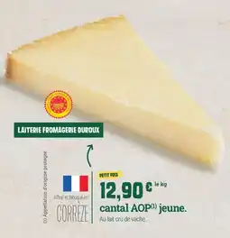 Fresh Cantal aop jeune offre