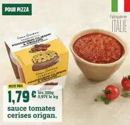 Fresh Sauce tomates cerises origan offre