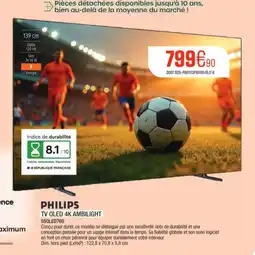 Extra PHILIPS Tv oled 4k ambilight offre