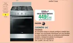 Extra Fagor cuisinière gaz offre