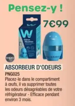 Extra Absorbeur d'odeurs wpro offre