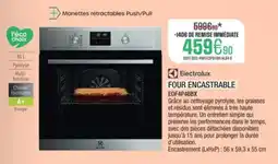 Extra Electrolux four encastrable offre
