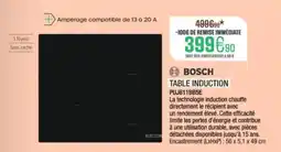 Extra Bosch table induction offre