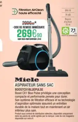 Extra Miele aspirateur sans sac offre