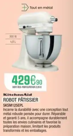Extra Kitchenaid robot pâtissier offre