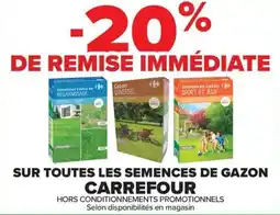 Carrefour Drive Sur toutes les semences de gazon carrefour offre