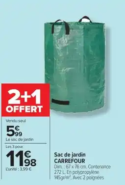 Carrefour Drive Sac de jardin carrefour offre