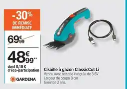 Carrefour Drive Cisaille à gazon classiccut li offre