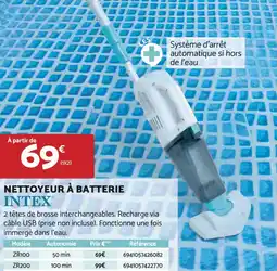 Bricomarché NETTOYEUR À BATTERIE INTEX offre