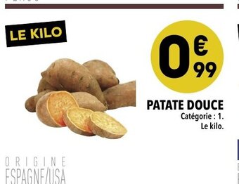Supeco Patate Douce offre