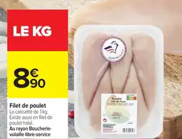 Carrefour Filet de poulet offre