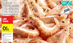 Carrefour Crevette rose cuite ASC offre
