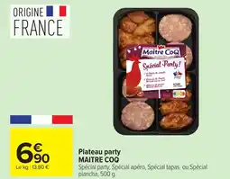Carrefour Plateau party MAITRE COQ offre