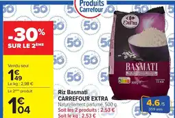 Carrefour Riz basmati carrefour extra offre