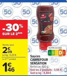 Carrefour Sauces carrefour sensation offre
