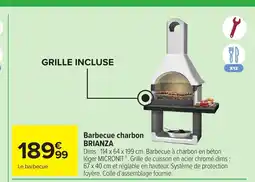 Carrefour Barbecue charbon brianza offre